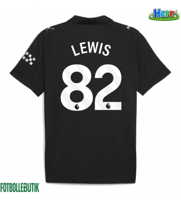 Manchester City Rico Lewis #82 Bortatröja 2025-26 Kortärmad